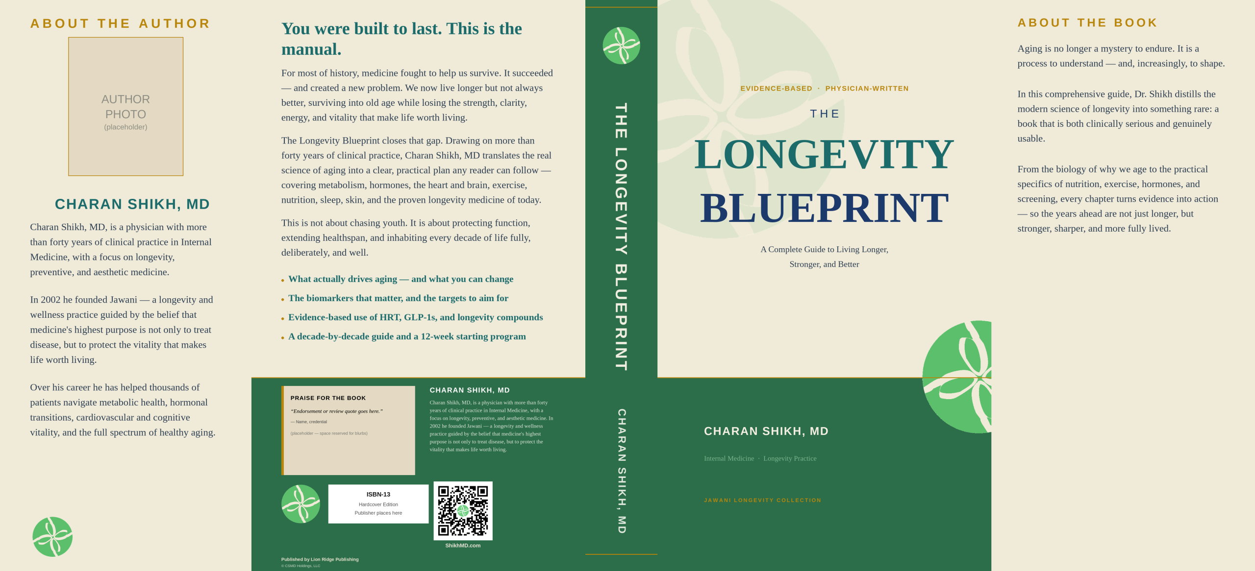 The Longevity Blueprint hardcover book jacket cover